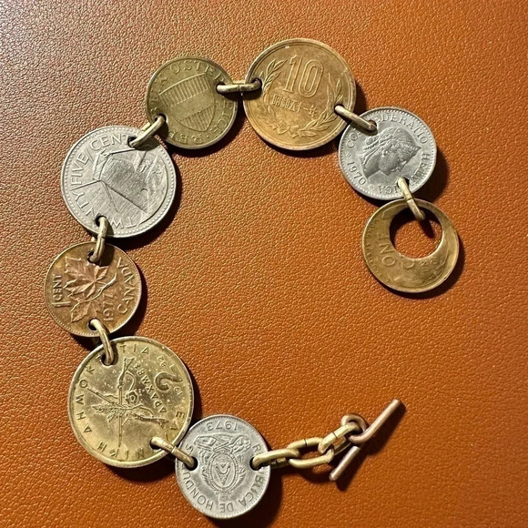ANTIQUE Coin Bracelet 1936-1988‎ - Picture 1 of 3